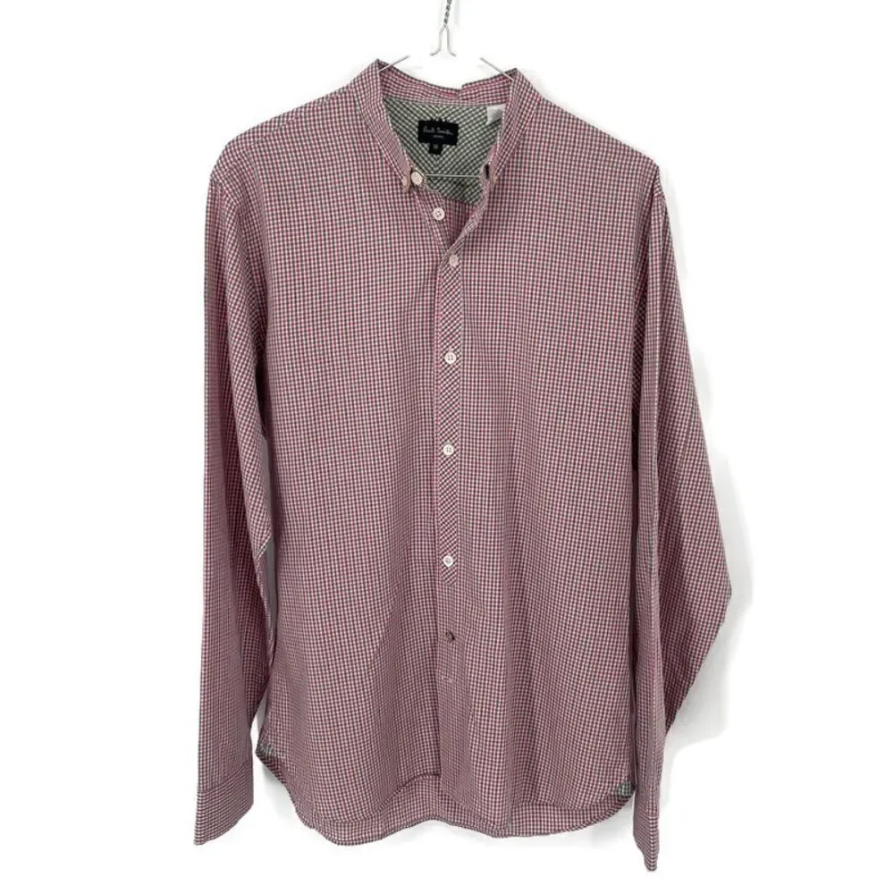 Paul Smith Jeans Checked Long Sleeve Button Up‎